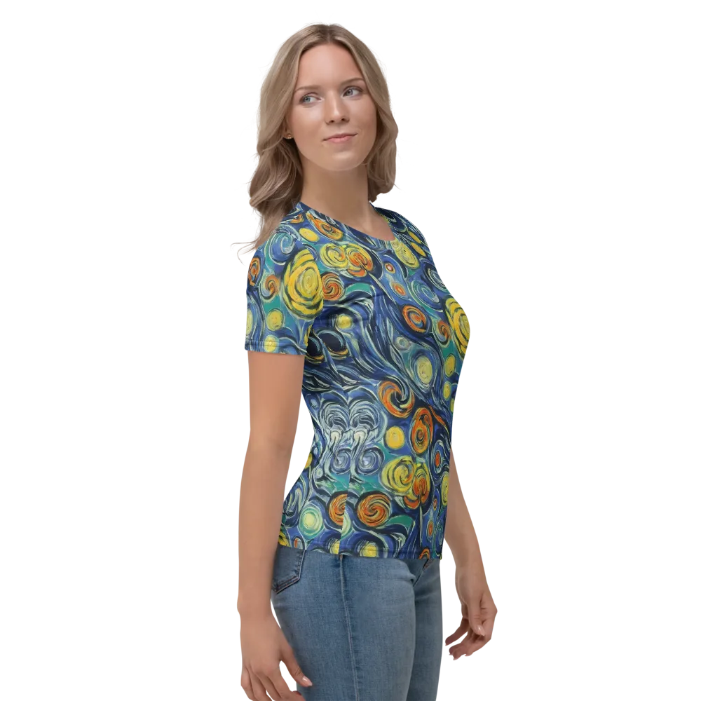 Lucent Harmony on Women's Crew Neck T-Shirt — Right
