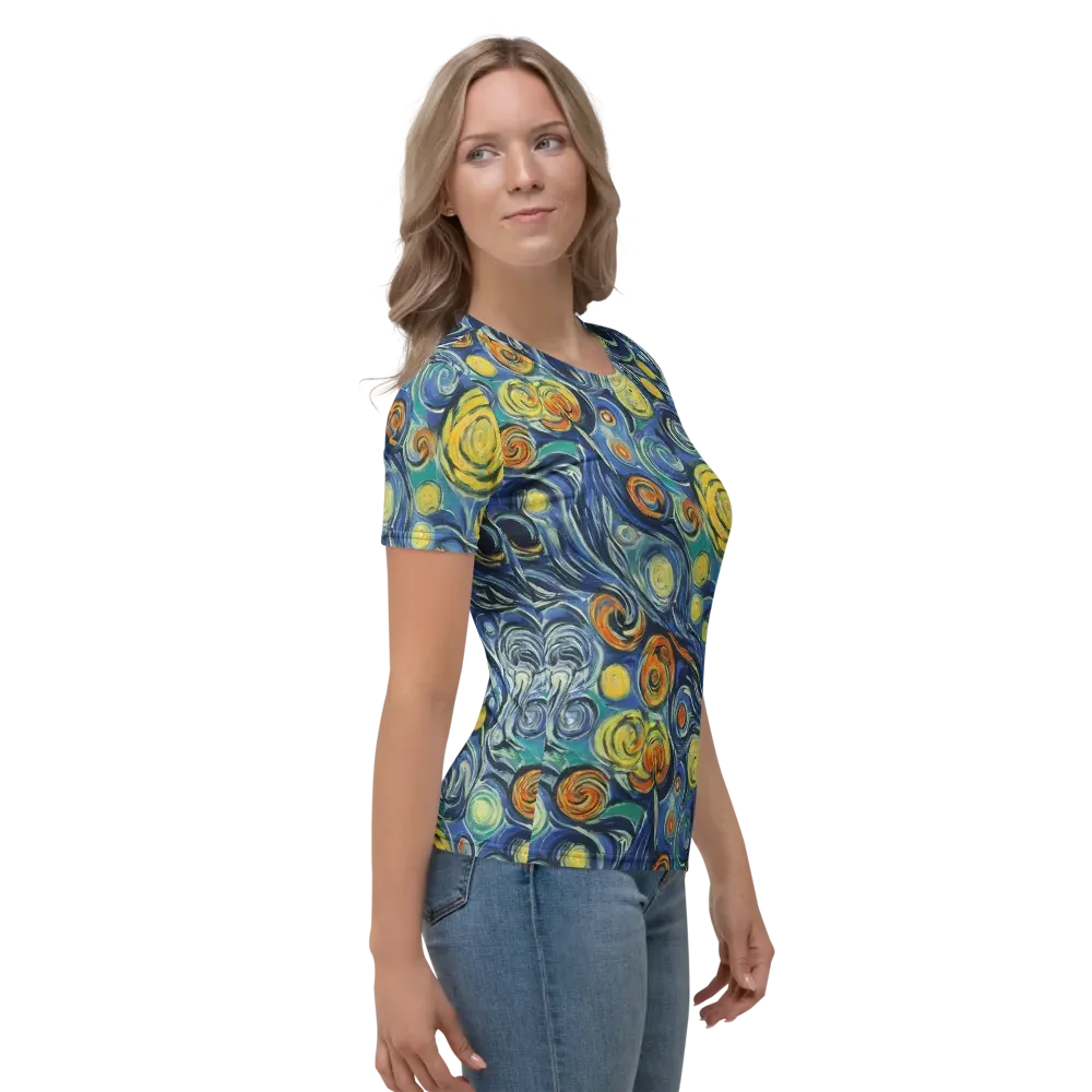 Lucent Harmony on Women's Crew Neck T-Shirt — Right