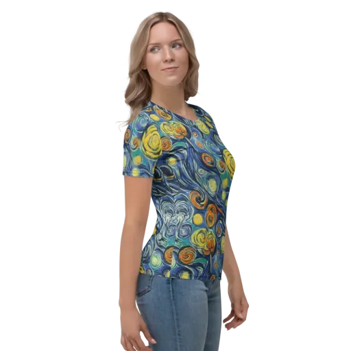 Lucent Harmony on a Women's Crew Neck T-Shirt