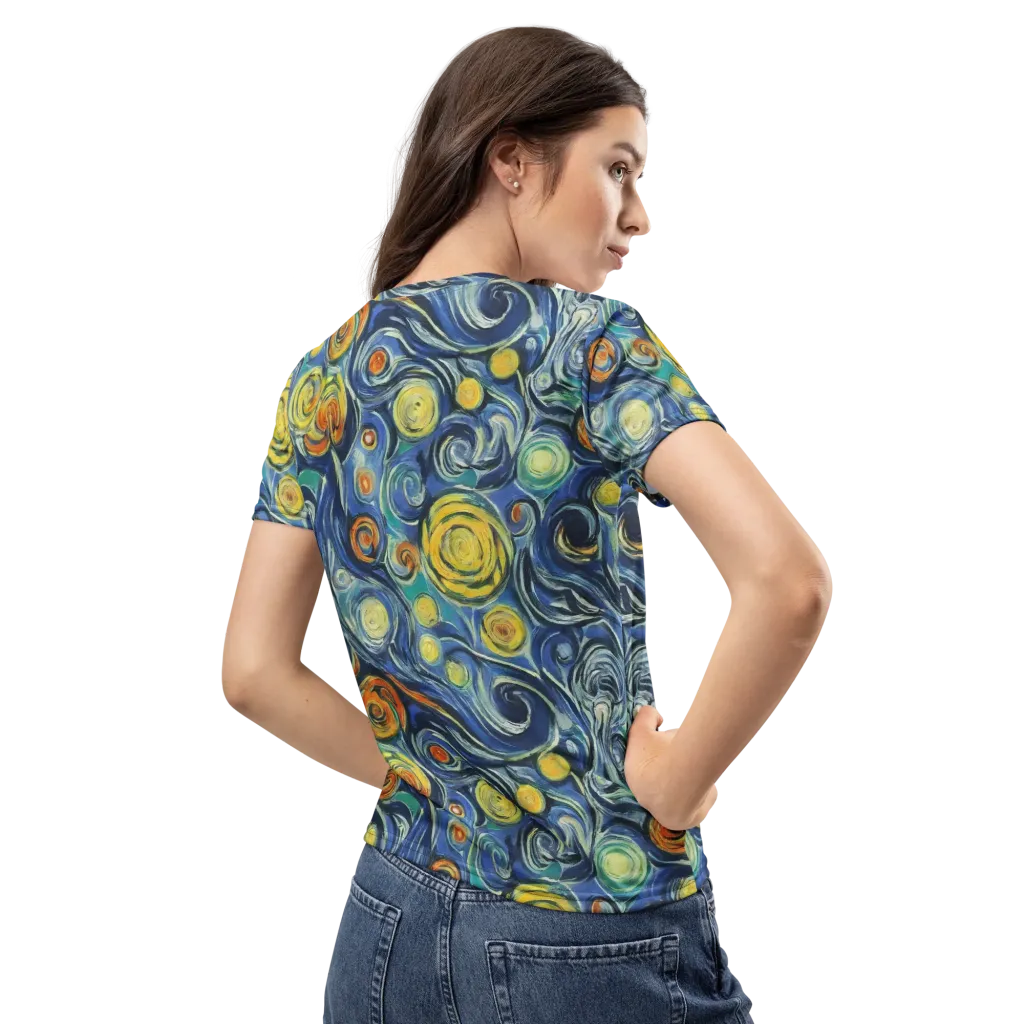 Lucent Harmony on Women's Crew Neck T-Shirt — Back