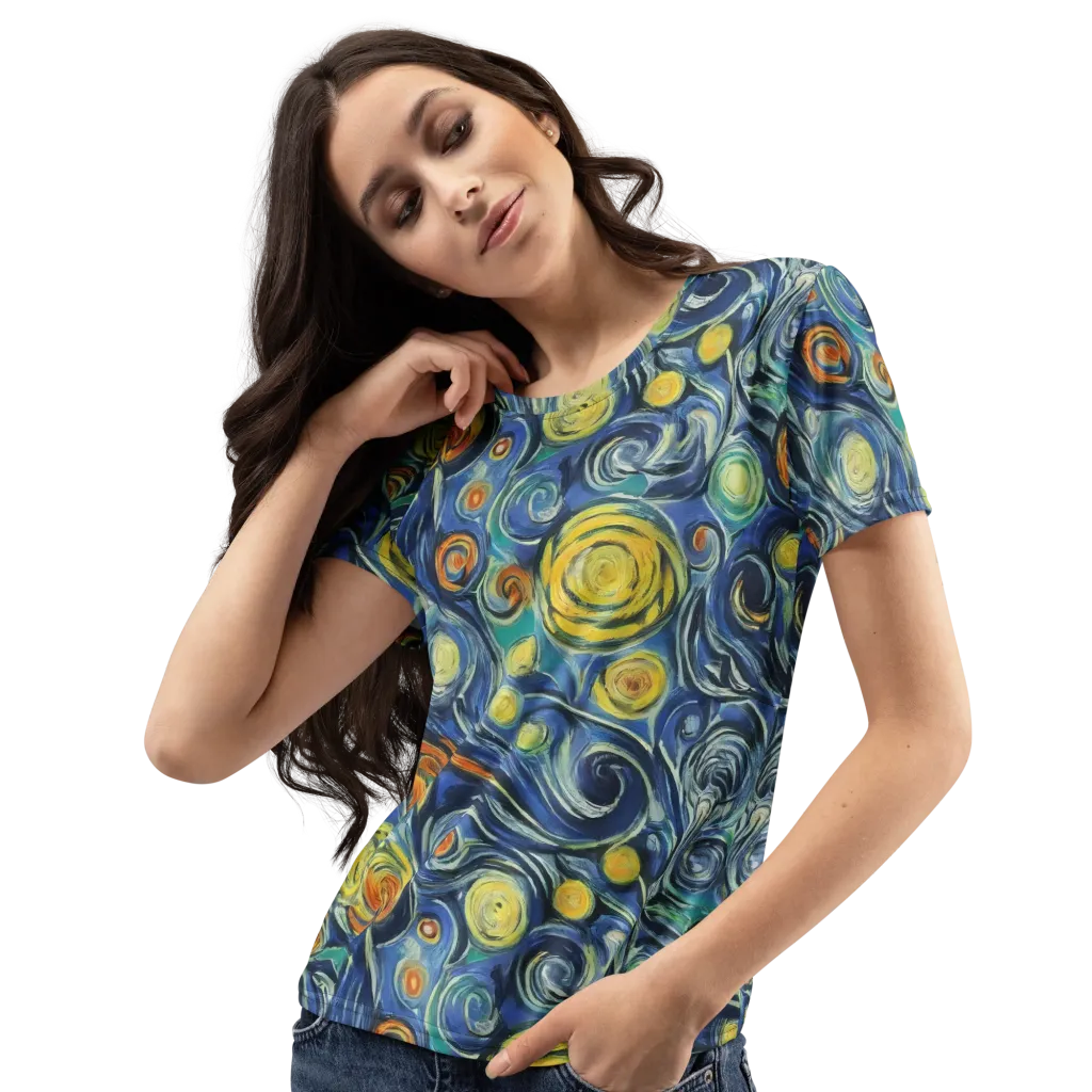 Lucent Harmony on Women's Crew Neck T-Shirt — Left Front