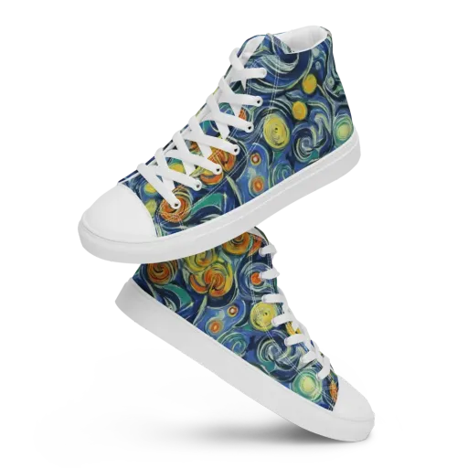 Lucent Harmony on a Women's High Top Canvas Shoes