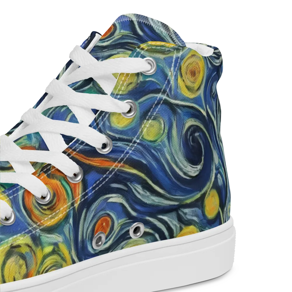Lucent Harmony on Women's High Top Canvas Shoes — Product details 2