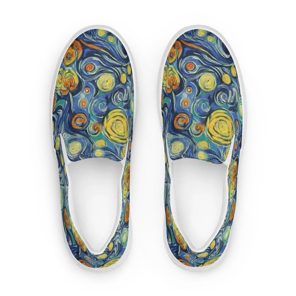 Lucent Harmony on Men's Slip-On Canvas Shoes — Front