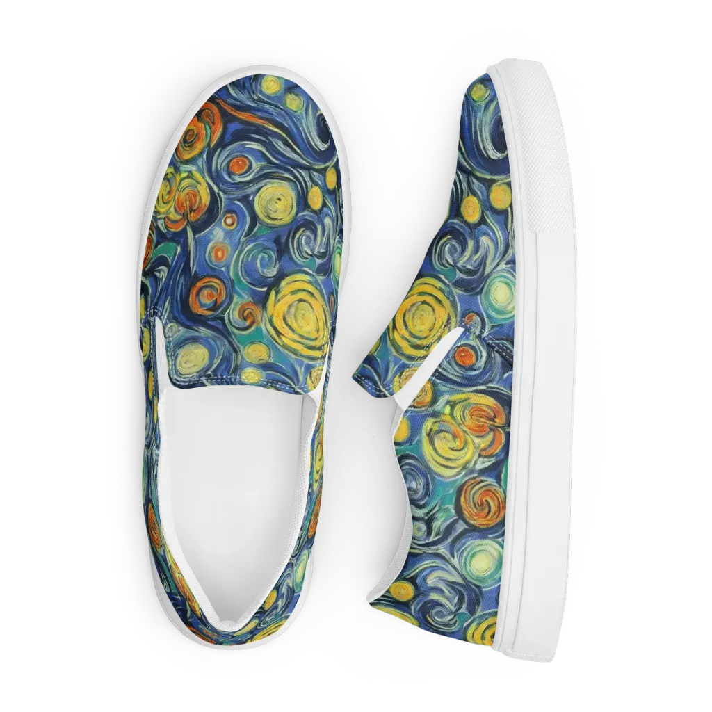 Lucent Harmony on Men's Slip-On Canvas Shoes — Front