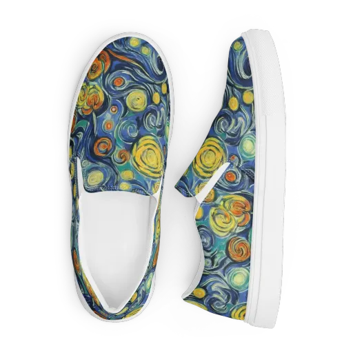 Lucent Harmony on a Men's Slip-On Canvas Shoes