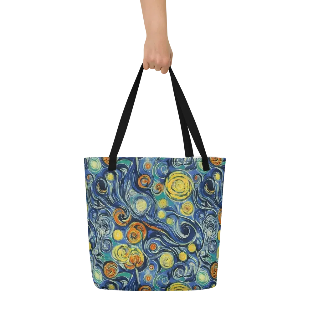 Lucent Harmony on Large Tote Bag W/ Pocket — Front