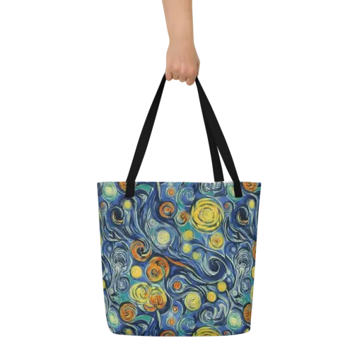 Lucent Harmony on a Large Tote Bag W/ Pocket