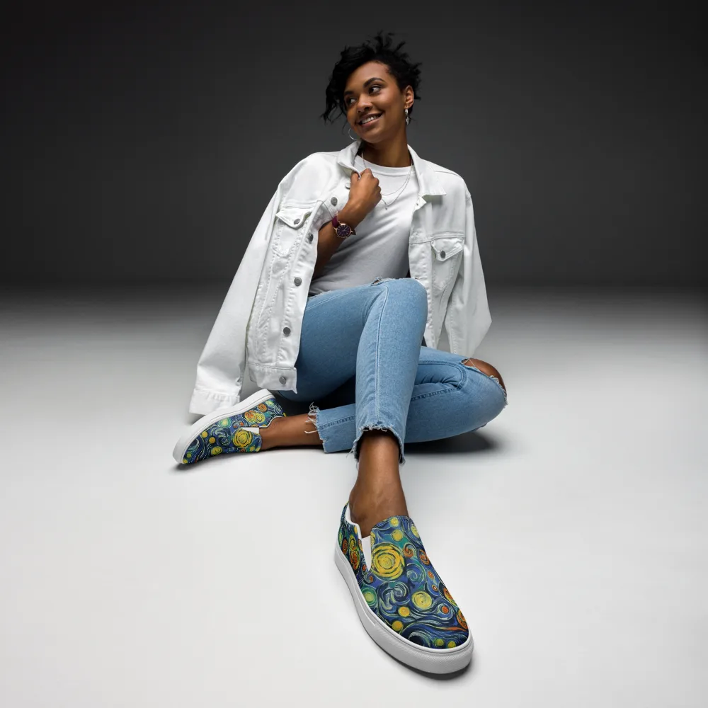 Lucent Harmony on Women's Slip-On Canvas Shoes — Front