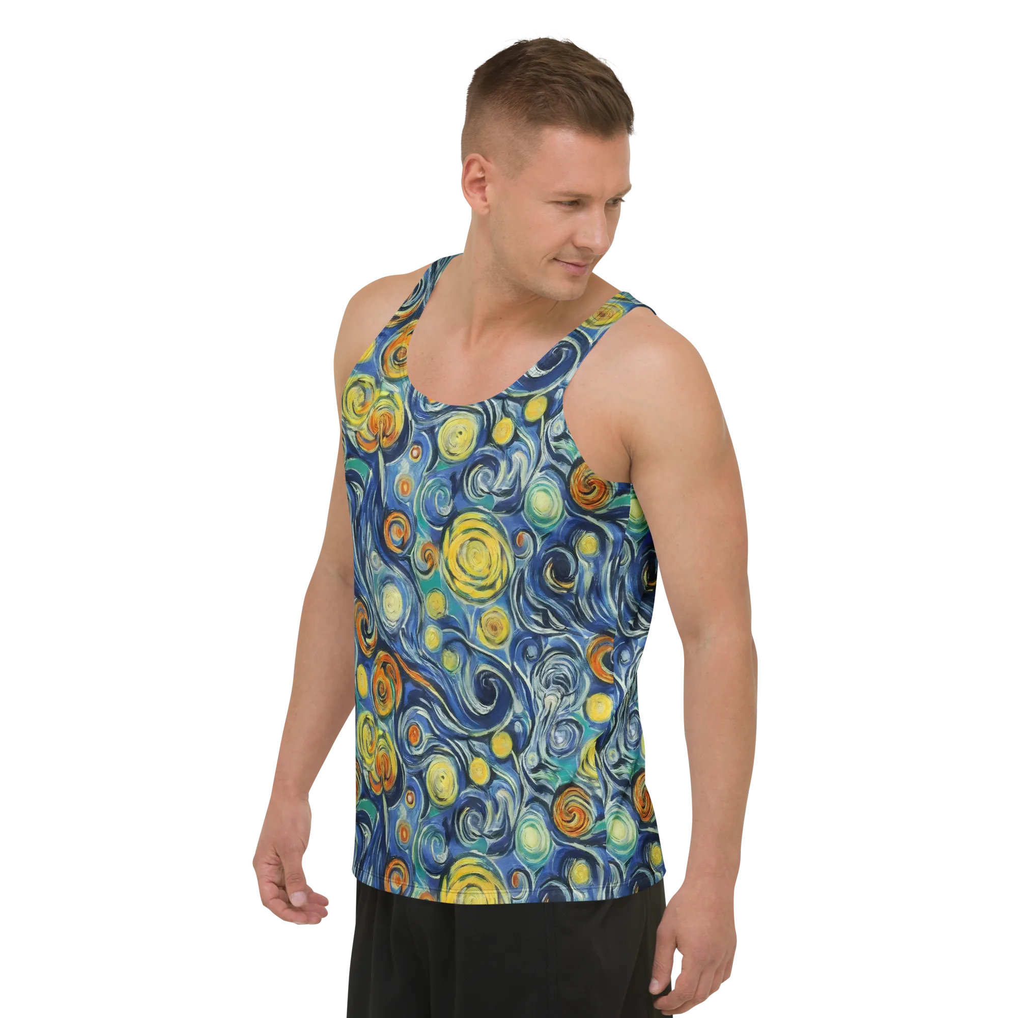 Lucent Harmony on Men's Tank Top — Left Front