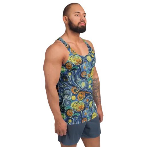 Lucent Harmony on a Men's Tank Top