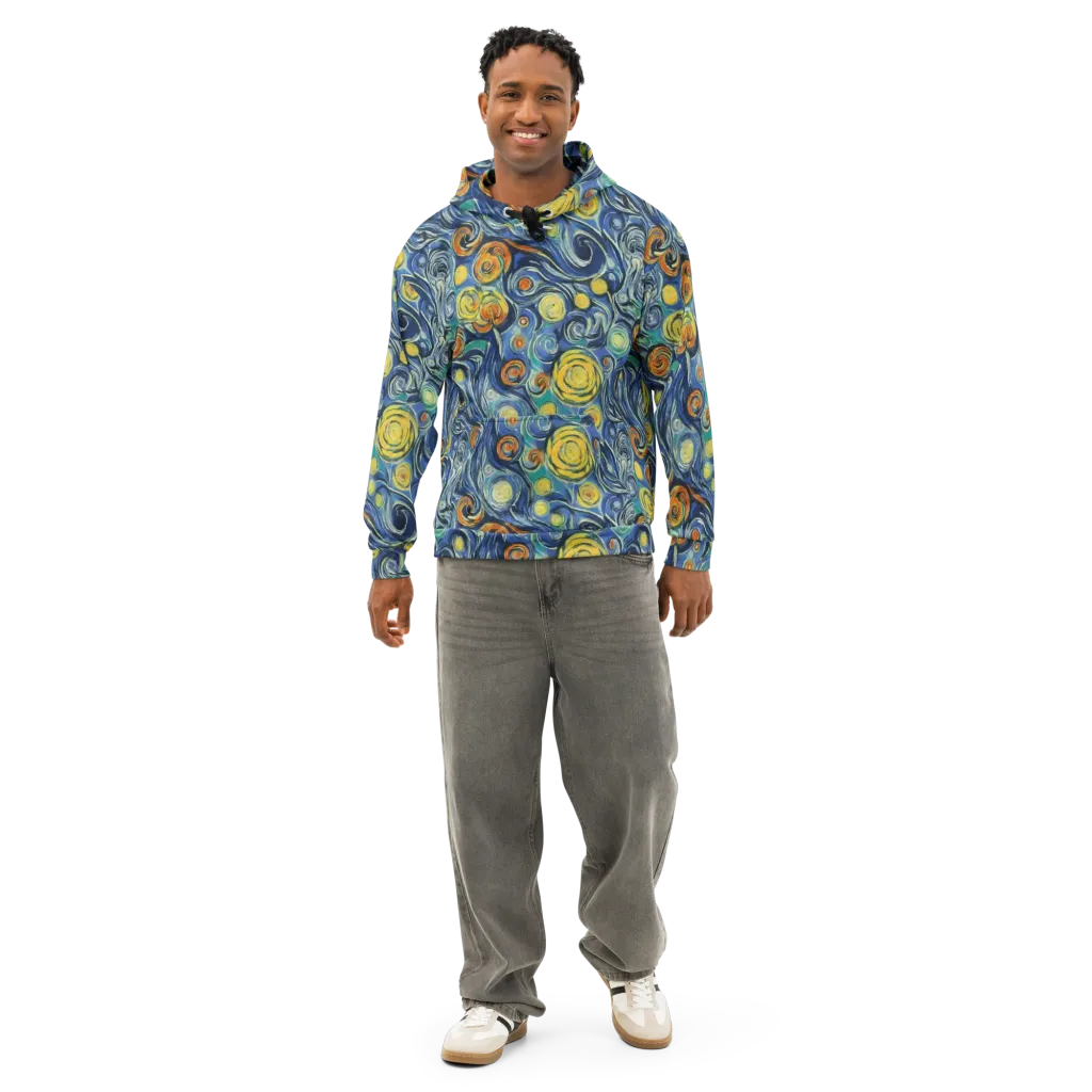 Lucent Harmony on Cotton Hoodie — Front