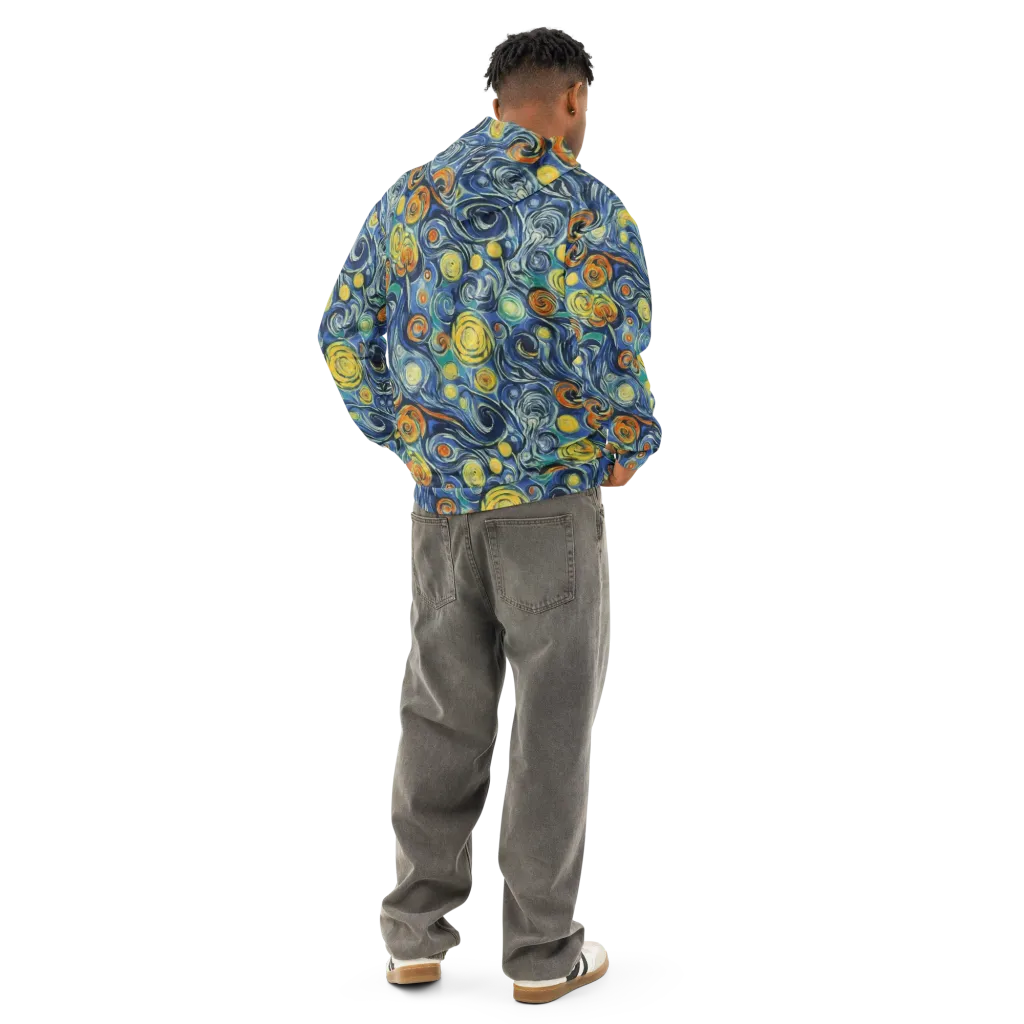 Lucent Harmony on Cotton Hoodie — Back