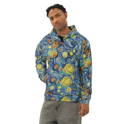 Lucent Harmony on a Cotton Hoodie