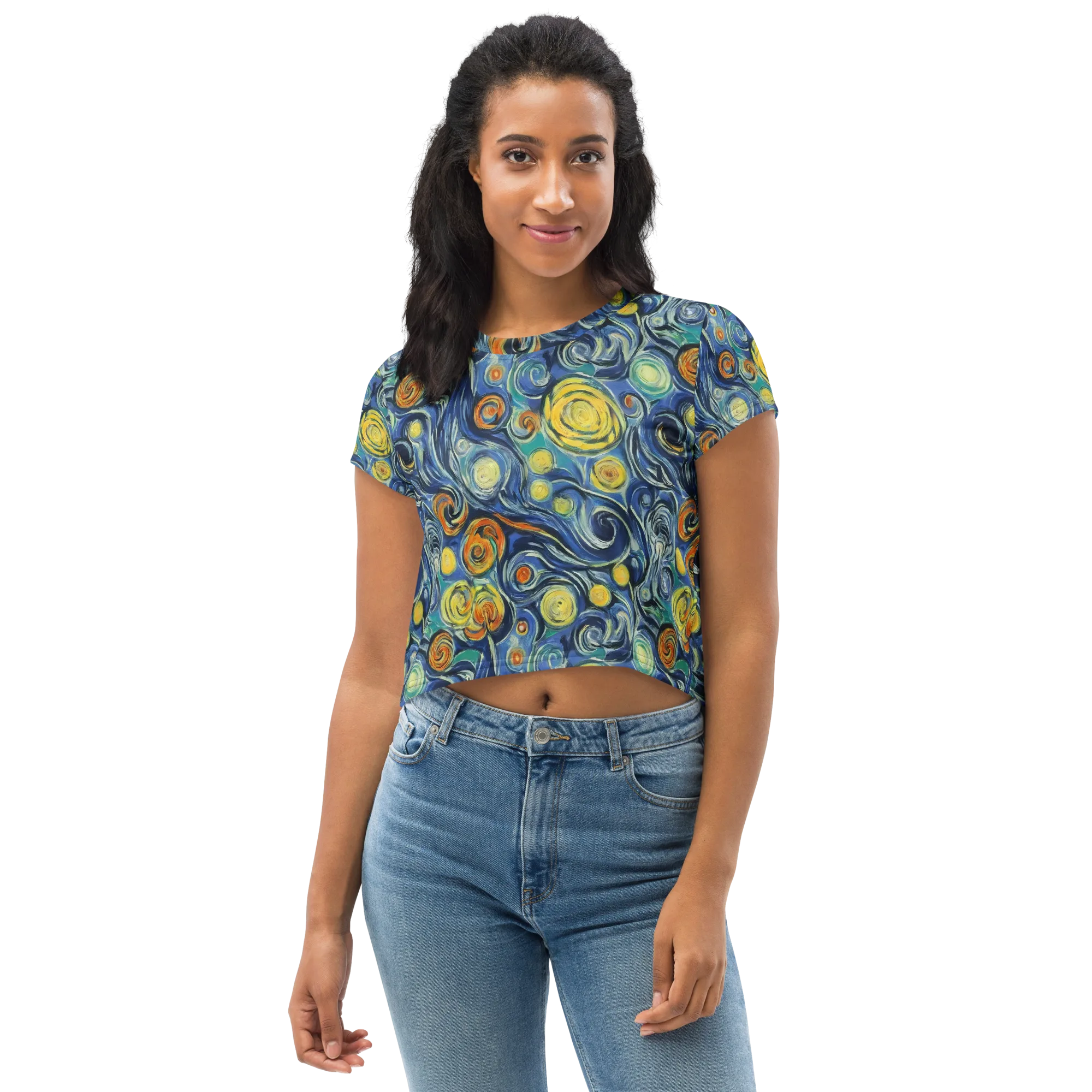 Lucent Harmony on Crop Tee — Front