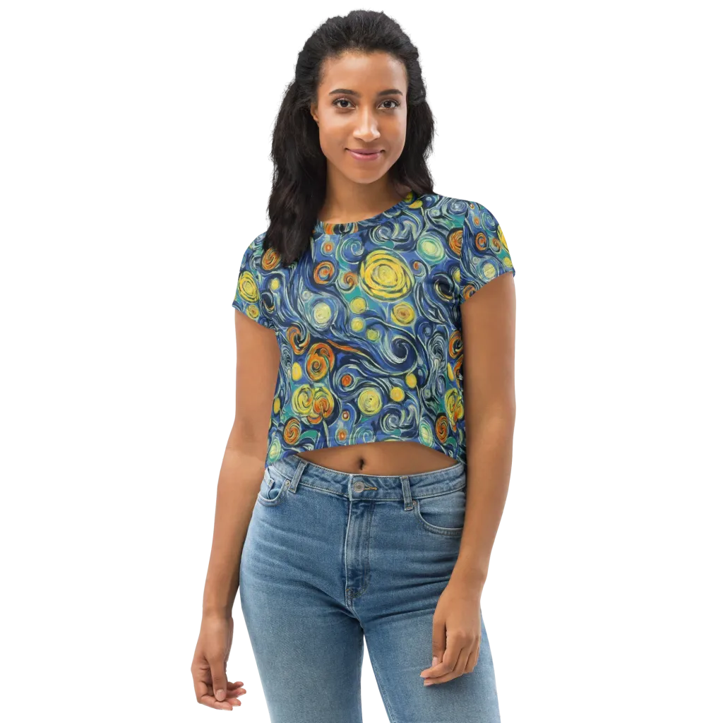 Lucent Harmony on Crop Tee — Front