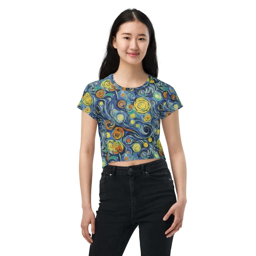 Lucent Harmony on Crop Tee — Front