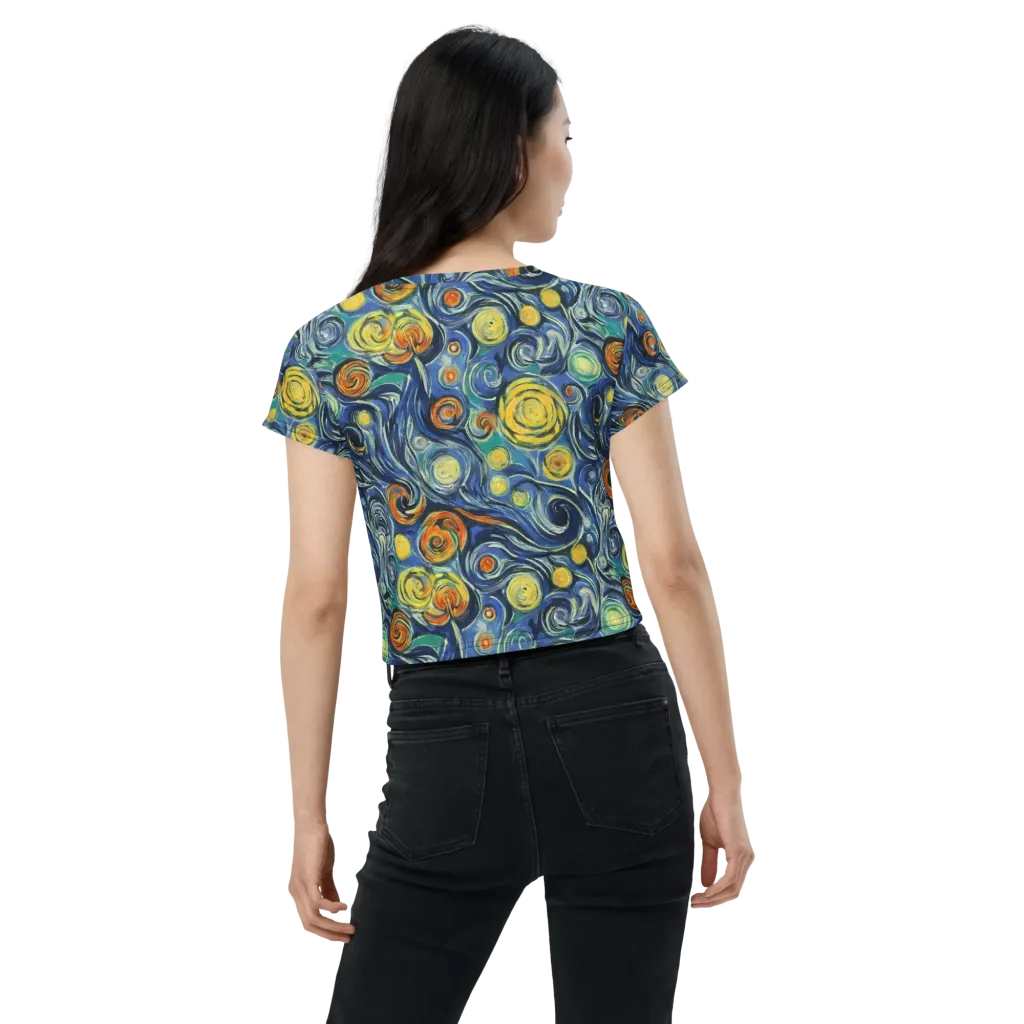 Lucent Harmony on Crop Tee — Back
