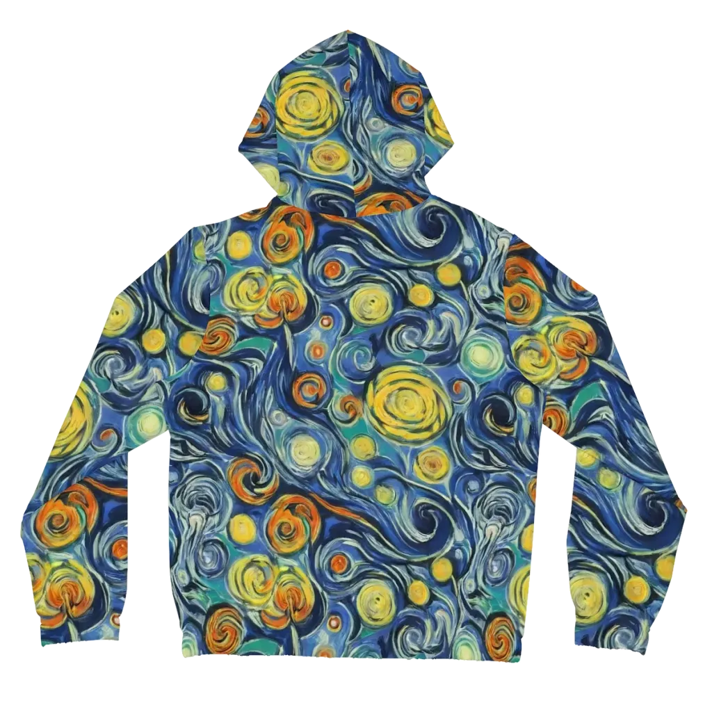 Lucent Harmony on Women's Full-Zip Hoodie — Back