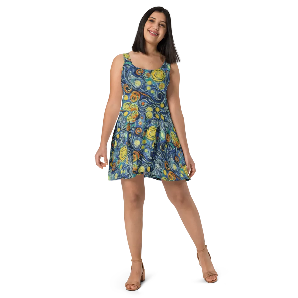 Lucent Harmony on Skater Dress — Front