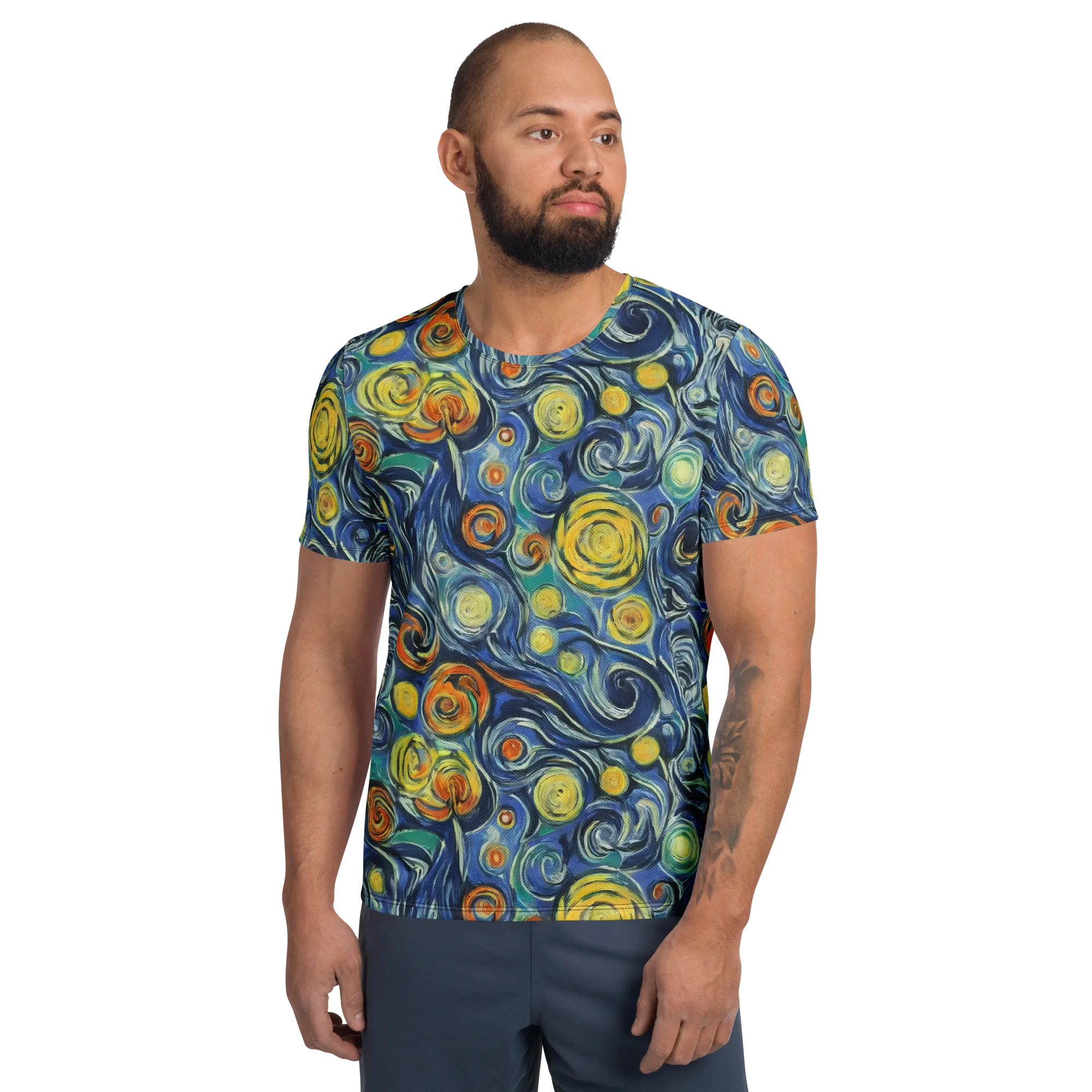 Lucent Harmony on Men's Athletic T-Shirt — Front