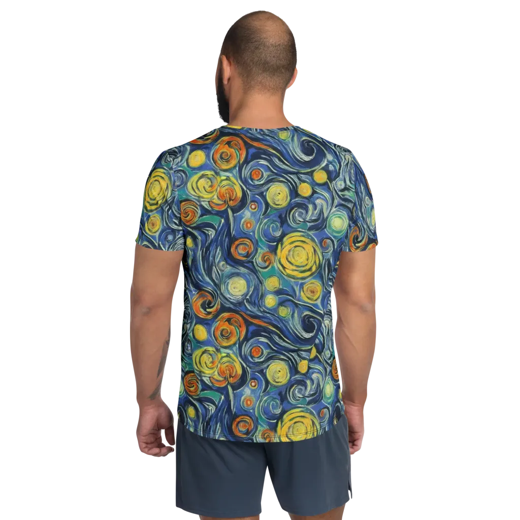 Lucent Harmony on Men's Athletic T-Shirt — Back
