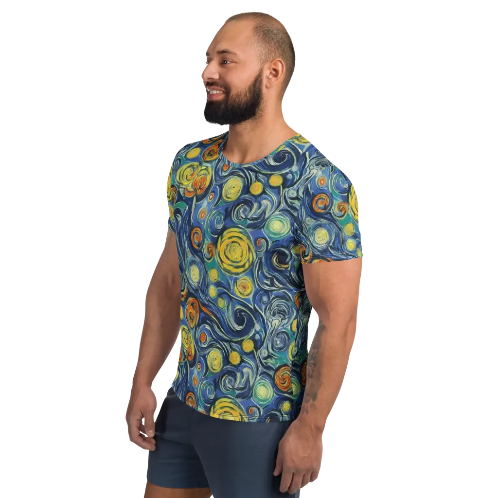Lucent Harmony on Men's Athletic T-Shirt — Left