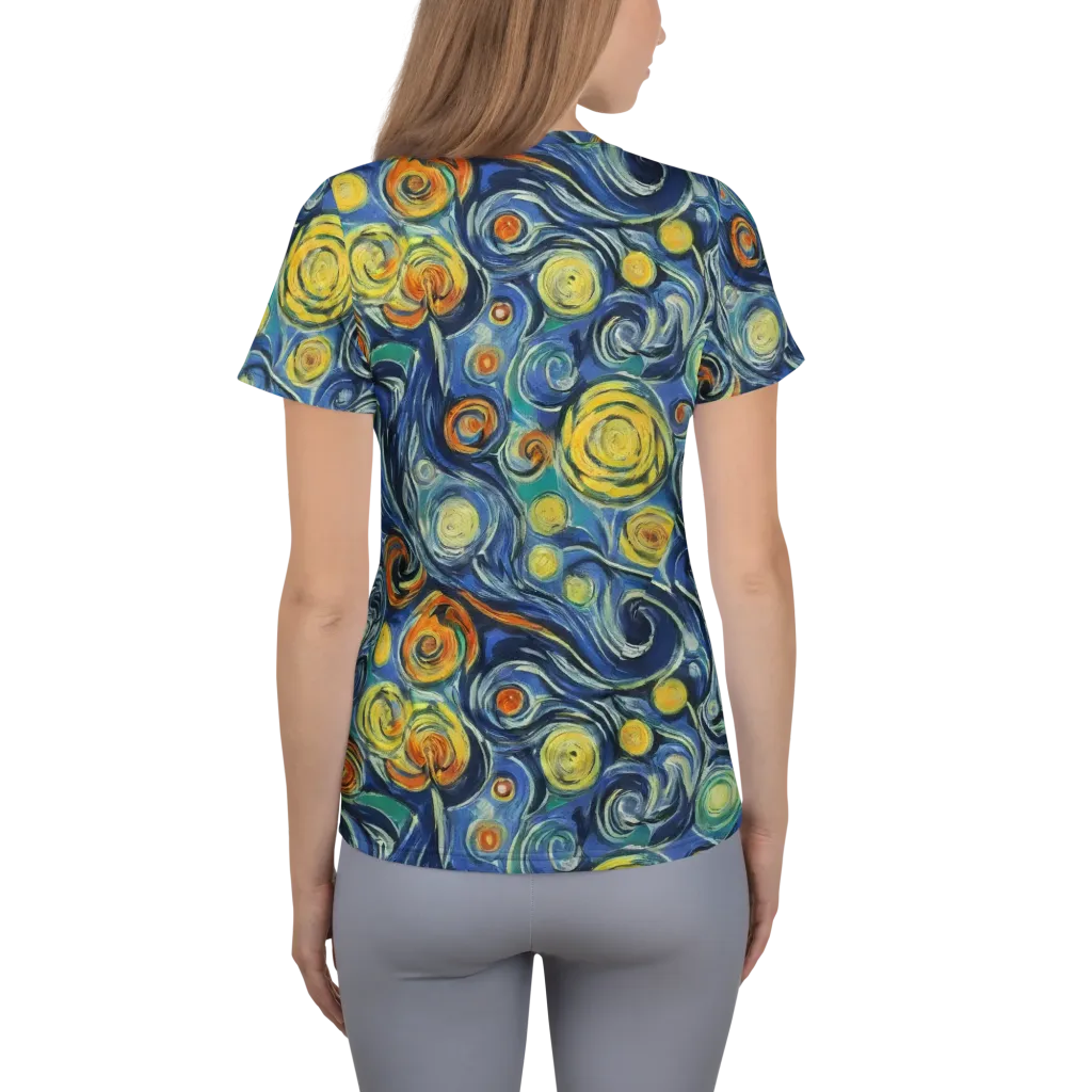 Lucent Harmony on Women's Athletic T-Shirt — Back