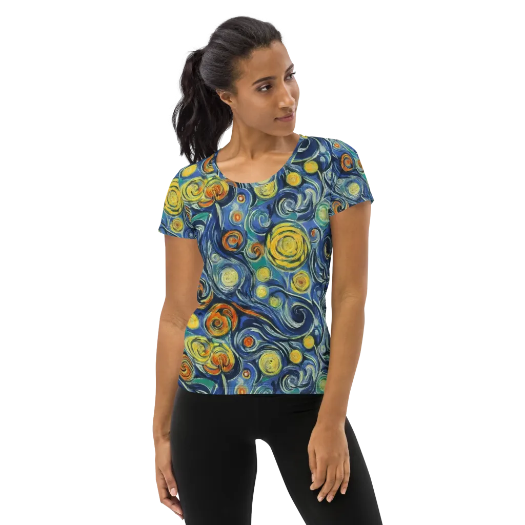 Lucent Harmony on Women's Athletic T-Shirt — Front