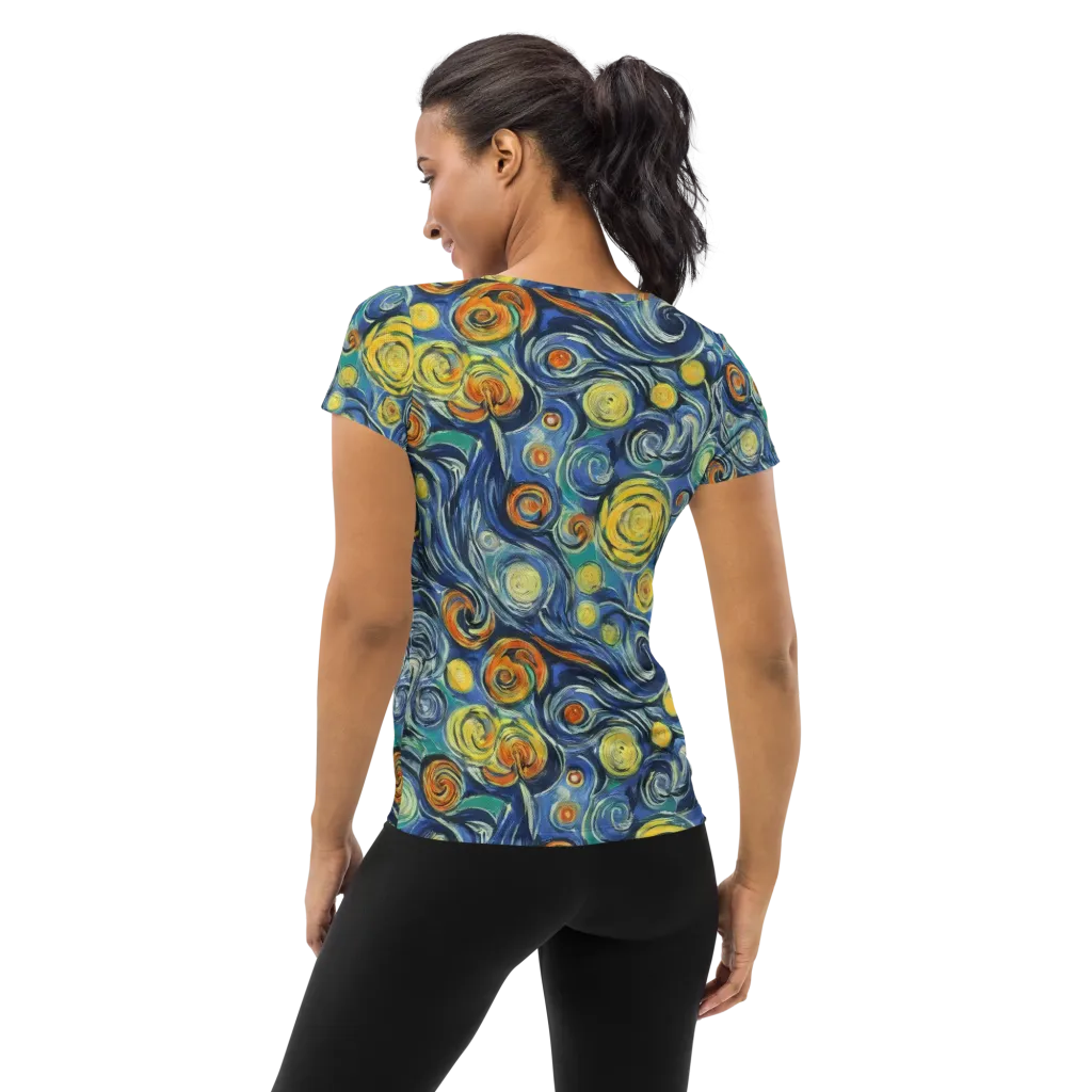 Lucent Harmony on Women's Athletic T-Shirt — Back