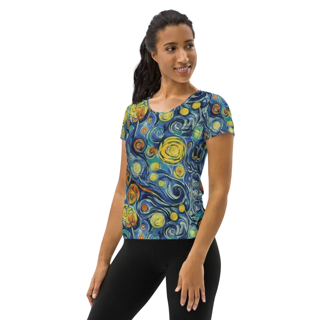 Lucent Harmony on Women's Athletic T-Shirt — Left