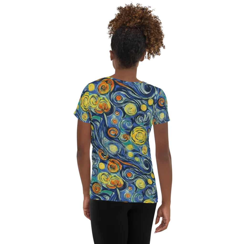 Lucent Harmony on Women's Athletic T-Shirt — Back