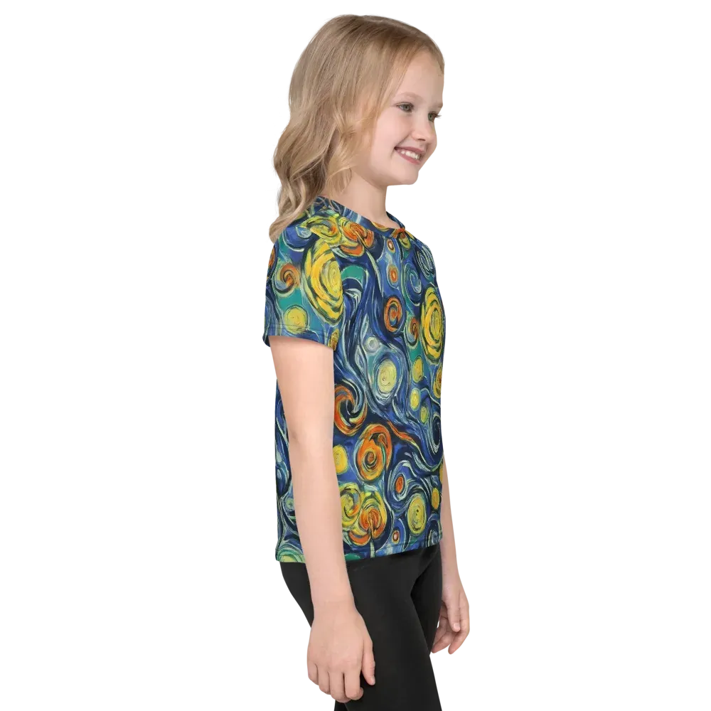 Lucent Harmony on Kids Crew Neck T-Shirt — Right