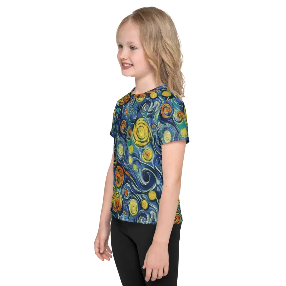 Lucent Harmony on Kids Crew Neck T-Shirt — Left