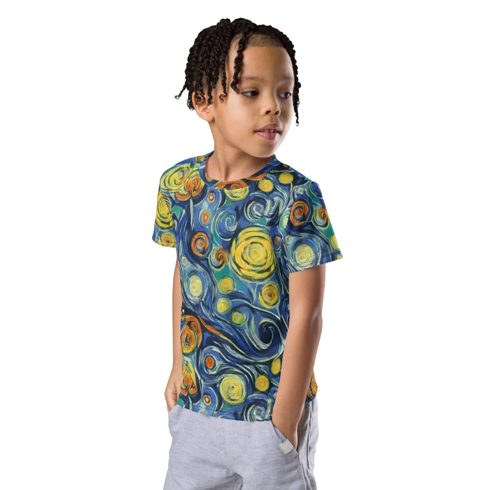 Lucent Harmony on Kids Crew Neck T-Shirt — Left Front