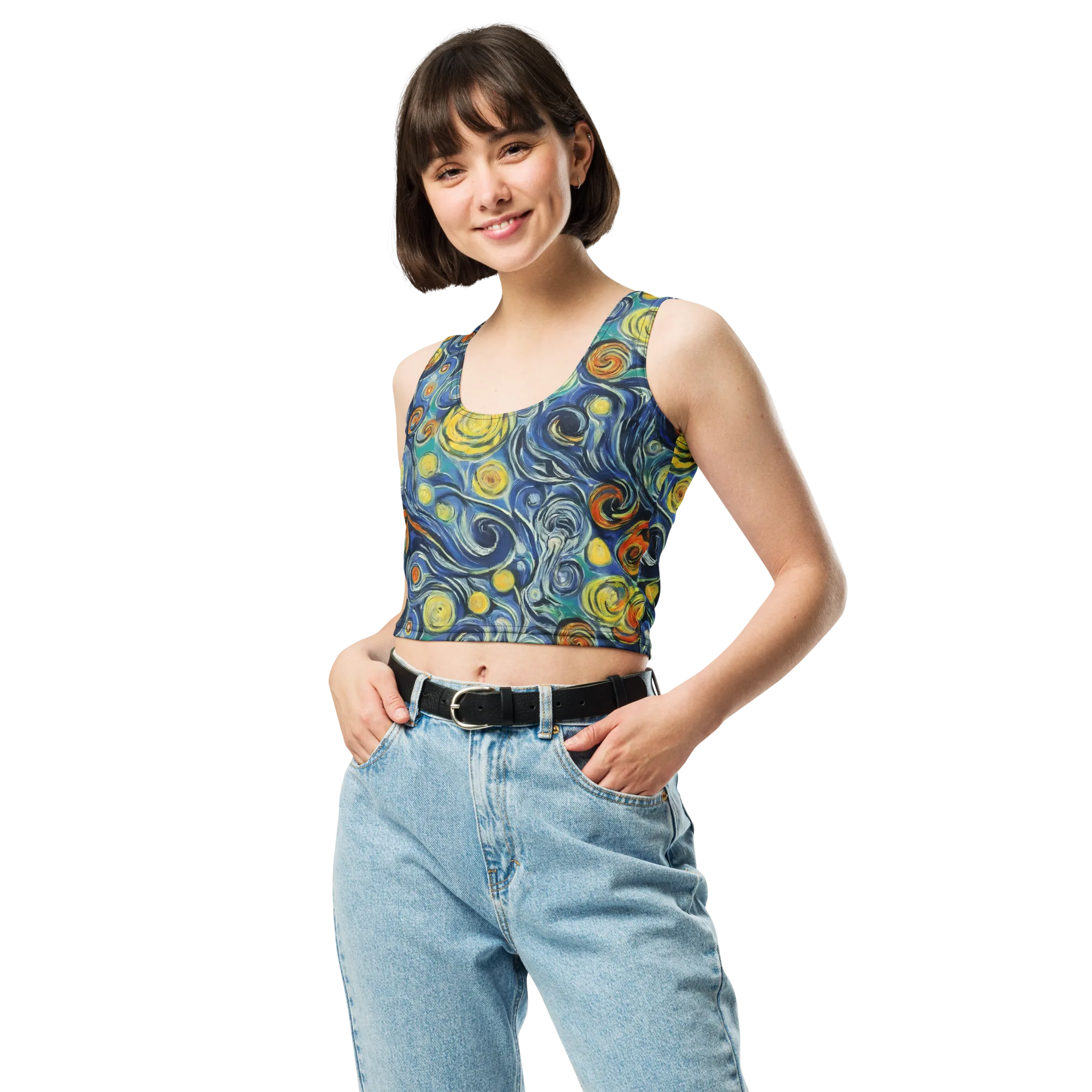 Lucent Harmony on Crop Top — Front