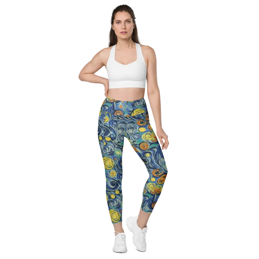 Lucent Harmony on Leggings with Pockets — Front