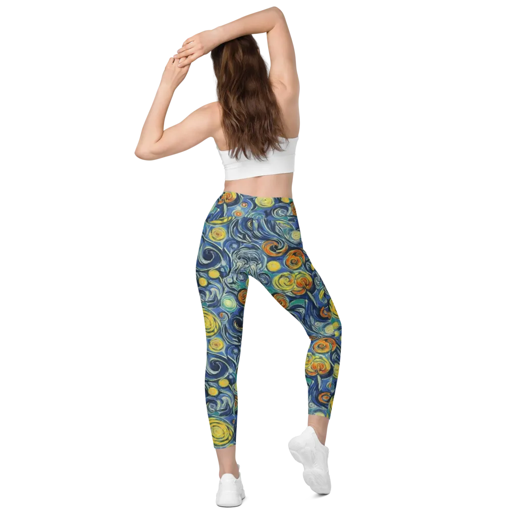Lucent Harmony on Leggings with Pockets — Back
