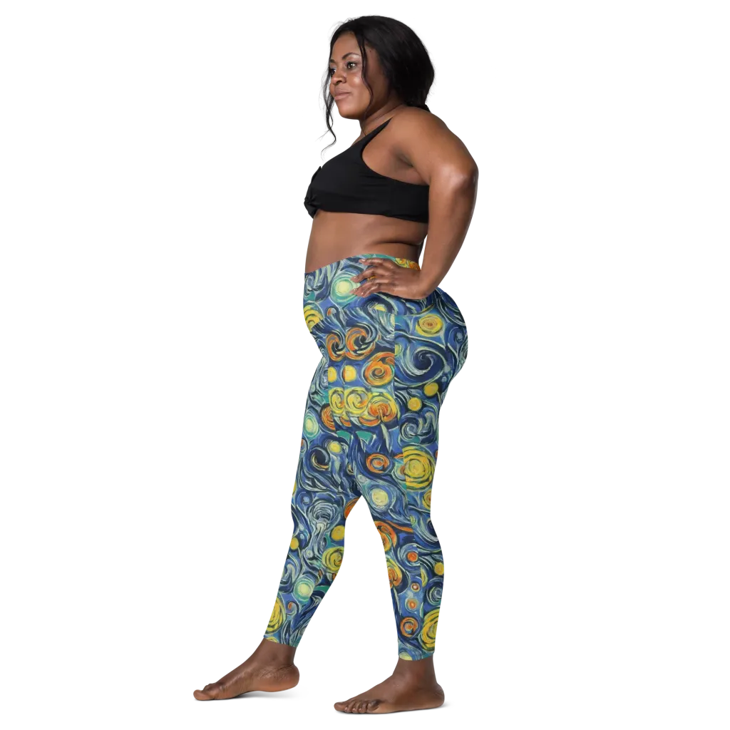 Lucent Harmony on Leggings with Pockets — Left