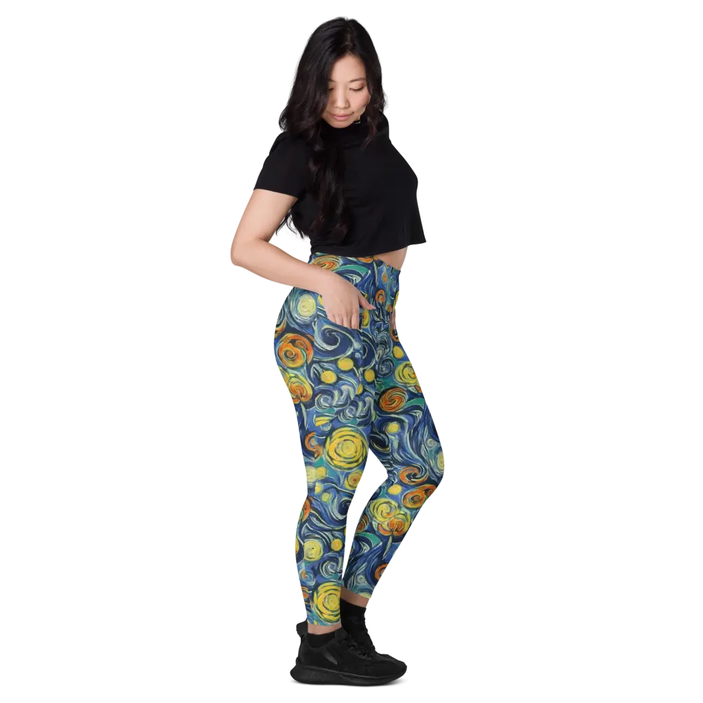 Lucent Harmony on Leggings with Pockets — Right