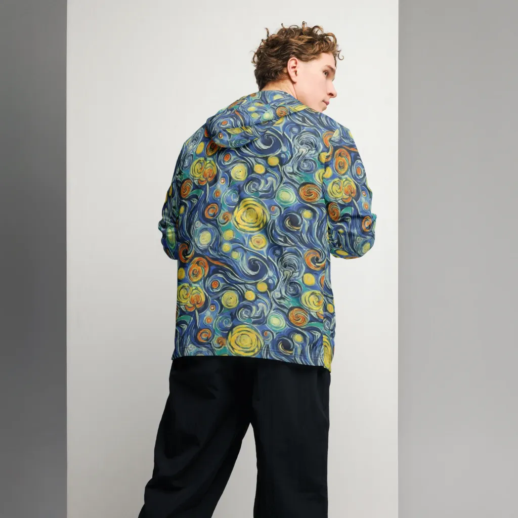 Lucent Harmony on Men's Windbreaker — Back