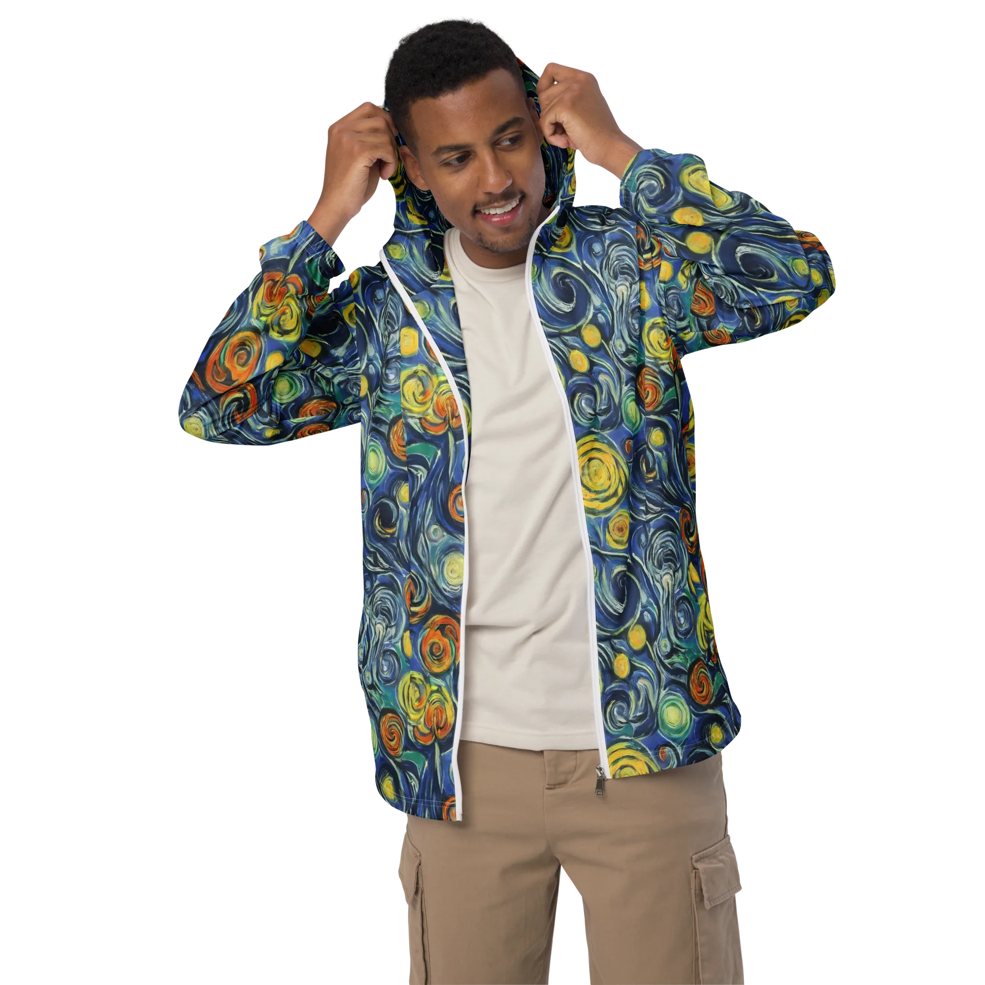Lucent Harmony on Men's Windbreaker — Front