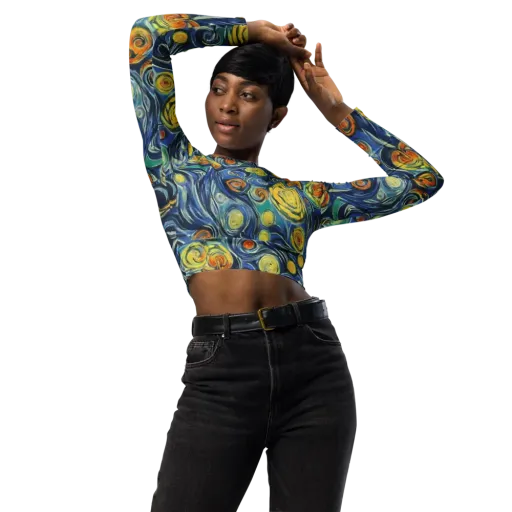 Lucent Harmony on a Long Sleeve Crop Top