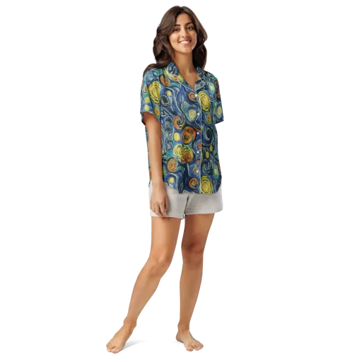 Lucent Harmony on a Women's Short Sleeve Pajama Top