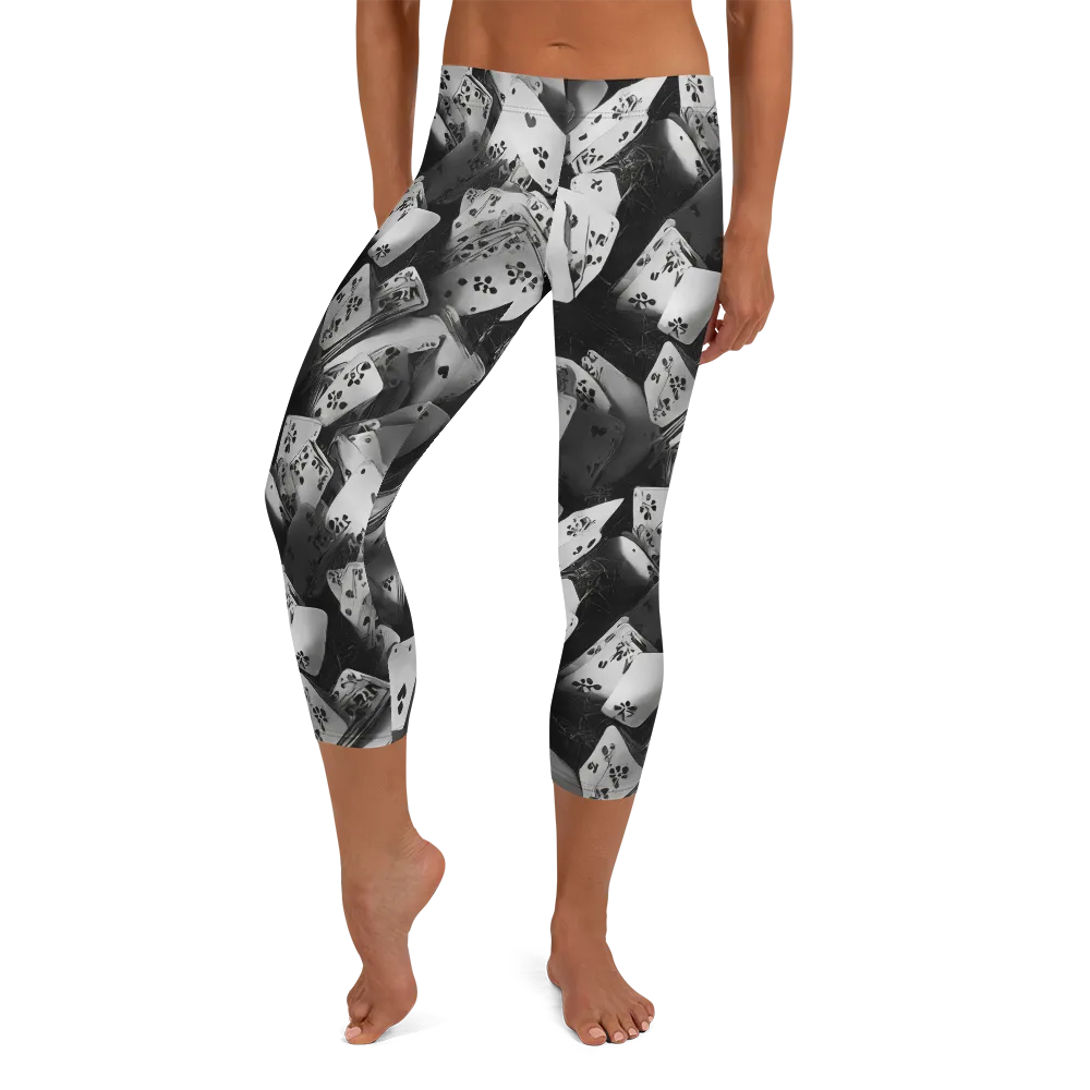 Fortune’s Folly on Capri Leggings — Front