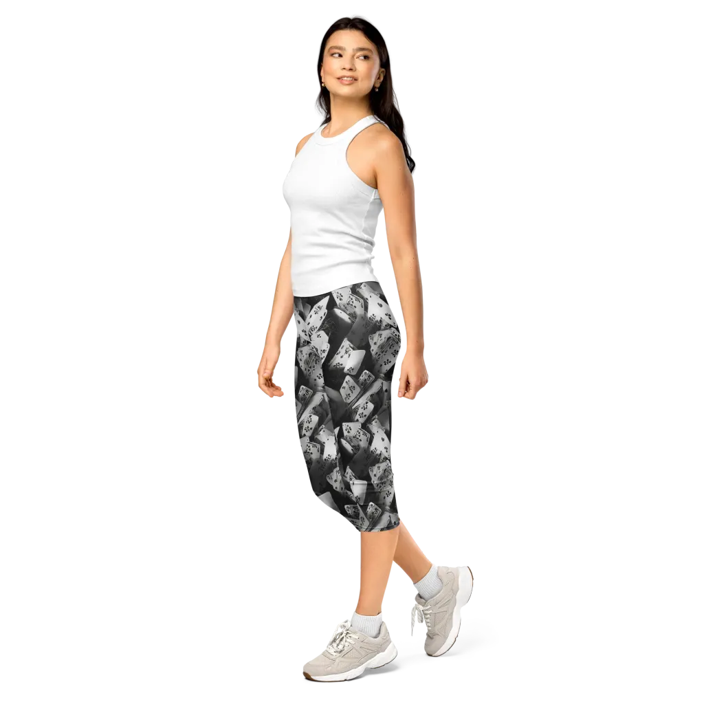 Fortune’s Folly on Capri Leggings — Left Front