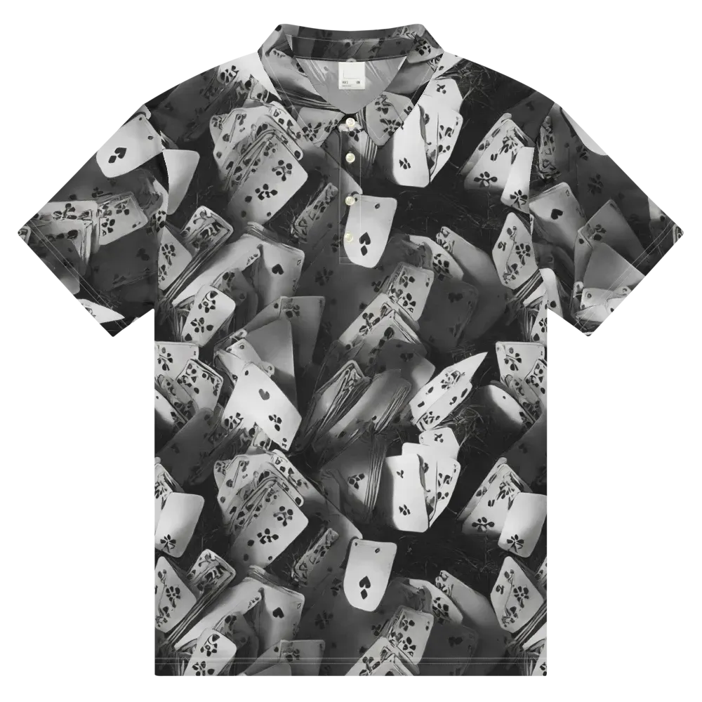 Fortune’s Folly on Men's Slim Fit Polo Shirt — Front