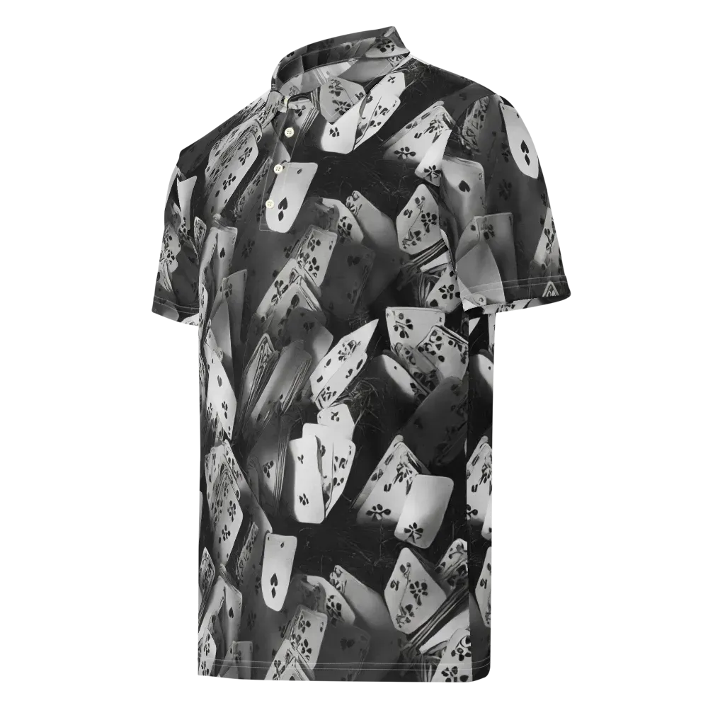 Fortune’s Folly on Men's Slim Fit Polo Shirt — Left Front