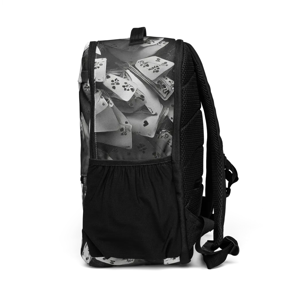 Fortune’s Folly on Utility Backpack — Left
