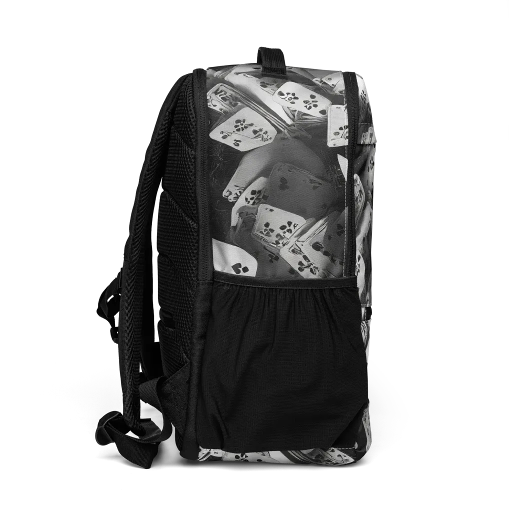 Fortune’s Folly on Utility Backpack — Right
